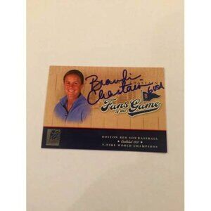 2004 Donruss Brandi Chastain Red Sox Fans of the Game #205FG-5 IP Auto (026)